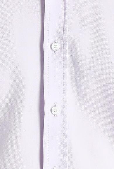 Erkek Giyim - LİLA 3X Beden Uzun Kol Regular Fit Oxford Gömlek