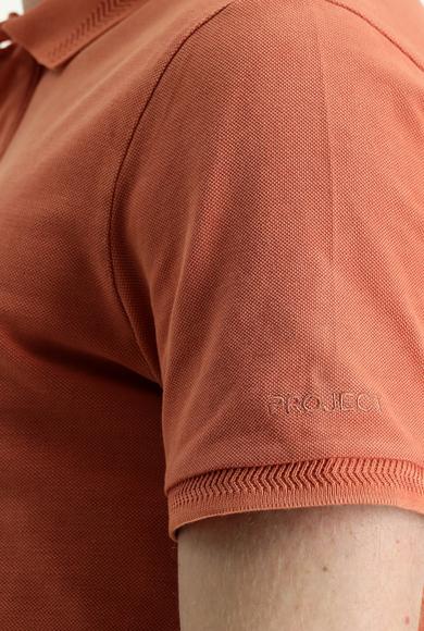Erkek Giyim - TARÇIN L Beden Polo Yaka Slim Fit Nakışlı Tişört